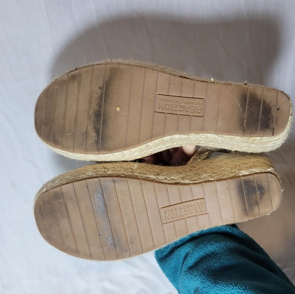 Reaction Kenneth Cole Espadrille Nautical Starfish Sandals 6.5 - Picture 3 of 9